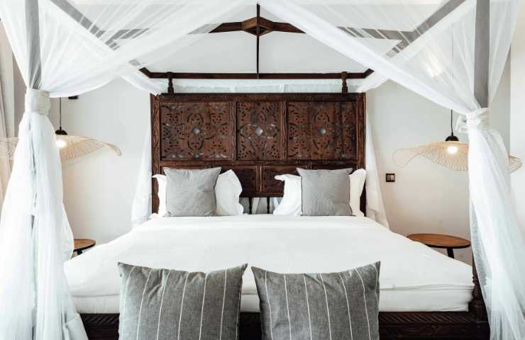 letto versione baldacchino